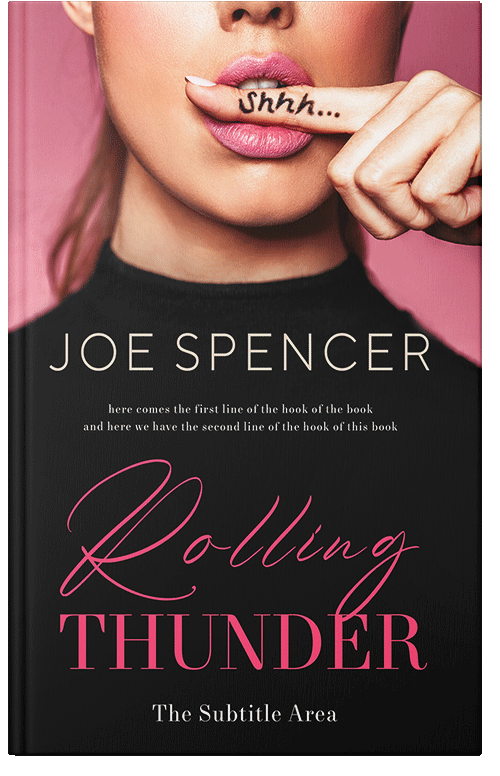 Front view of Premade Erotica Book Cover - Tonys Pink