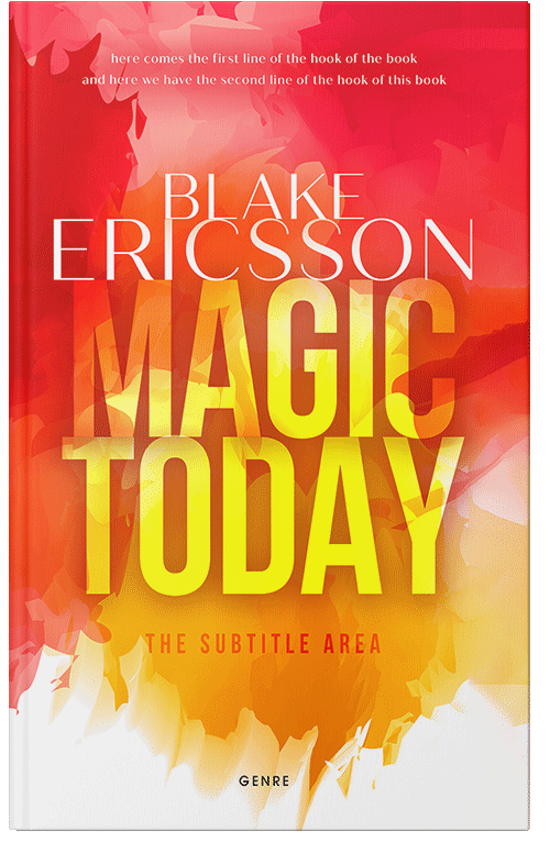 Front view of Premade Fantasy Book Cover - Pomegranate