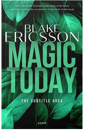 Pre Made Book Cover Bottle Green