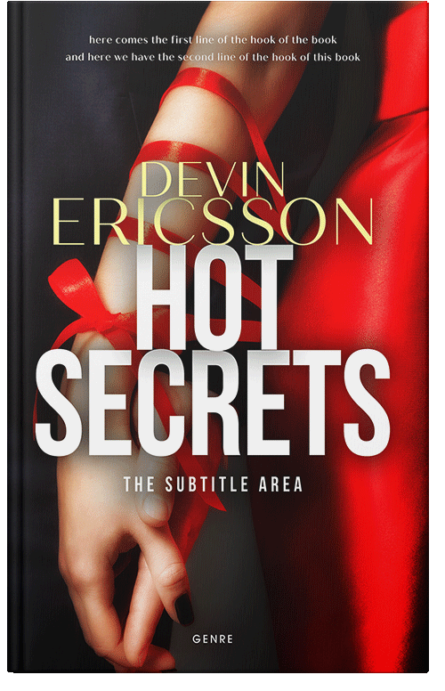 Front view of Premade Erotica Book Cover - Terracotta