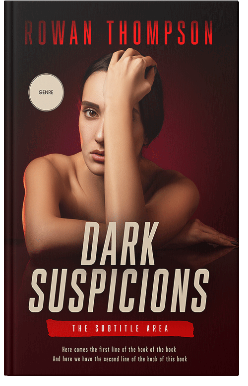 Front view of Premade Erotica Book Cover - Burning Sand