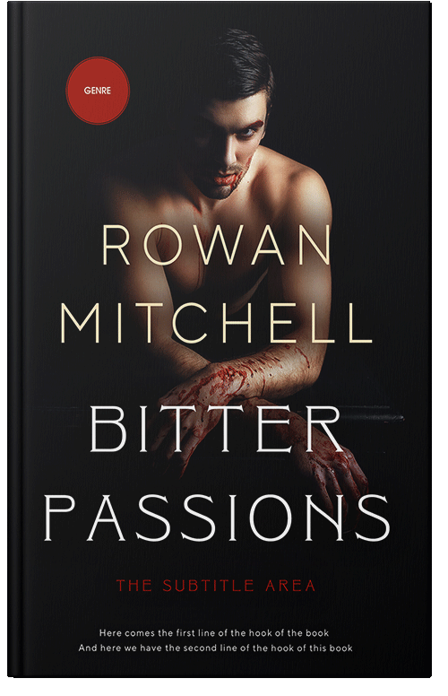 Front view of Premade Erotica Book Cover - Cod Gray