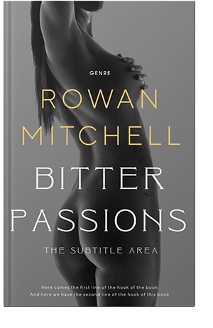 Pre Made Book Cover Gray