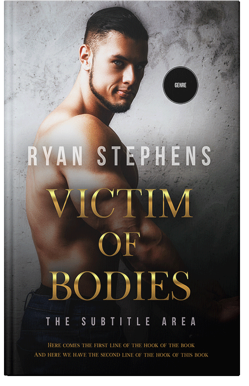 Front view of Premade Erotica Book Cover - Swirl