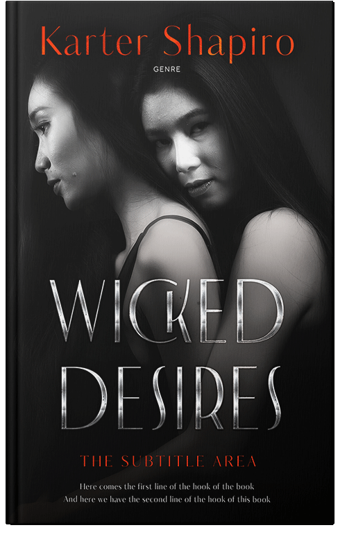 Front view of Premade Erotica Book Cover - Cod Gray