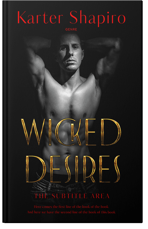 Front view of Premade Erotica Book Cover - Cod Gray