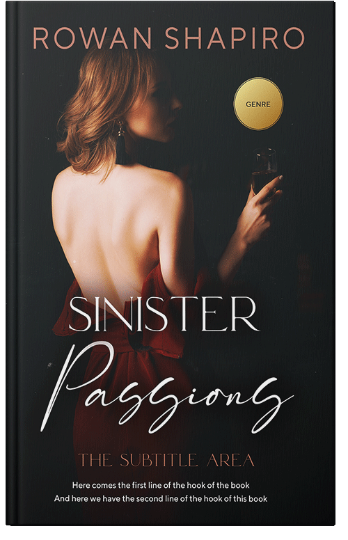 Front view of Premade Erotica Book Cover - Tan