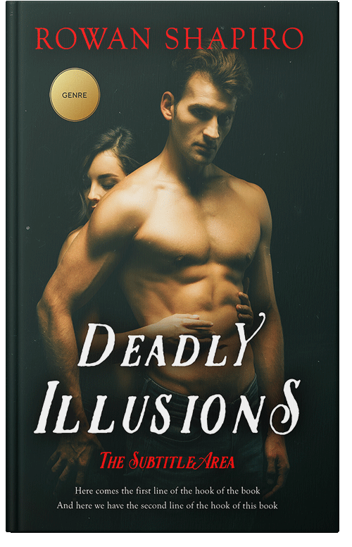 Front view of Premade Erotica Book Cover - Whiskey