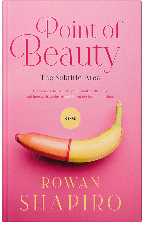 Front view of Premade Erotica Book Cover - Lavender Pink