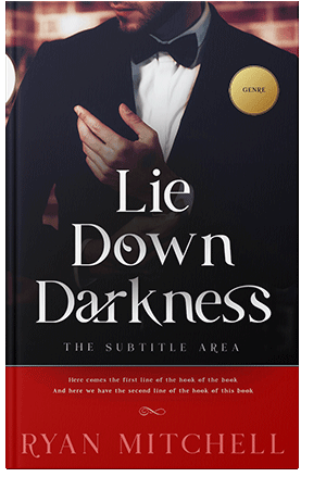 Pre Made Book Cover Ebony