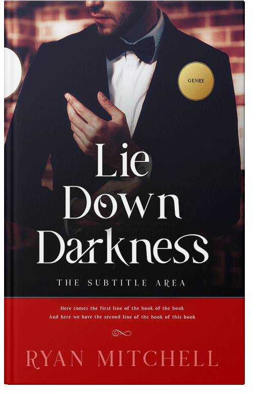 Front view of Premade Erotica Book Cover - Ebony