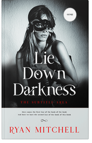 Premade Book Cover Black Haze