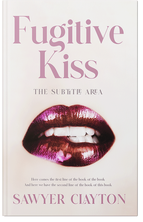 Front view of Premade Erotica Book Cover - Wine Berry