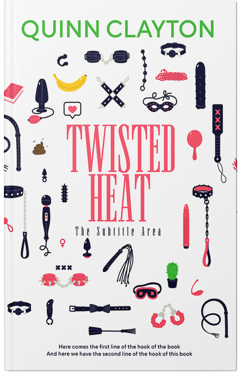 Front view of Premade Erotica Book Cover - Soft Peach