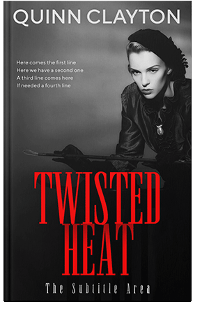 Pre Made Book Cover Cod Gray