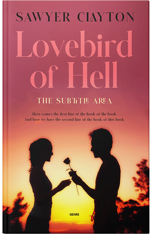 Front view of Premade Romance Book Cover - Fuzzy Wuzzy Brown