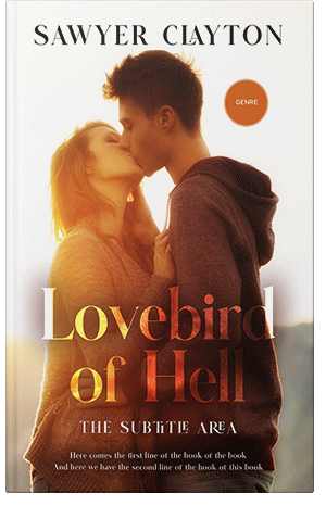 Premade Book Cover Cognac