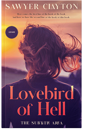 Pre Made Book Cover Apricot