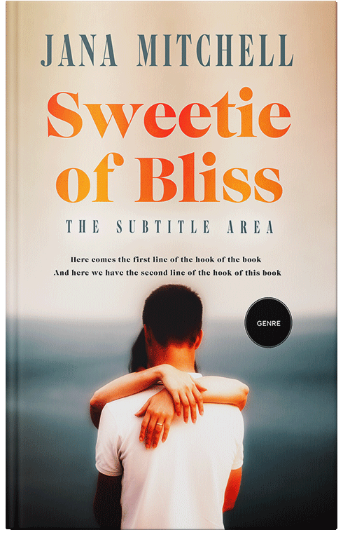 Front view of Premade Romance Book Cover - Pearl Bush