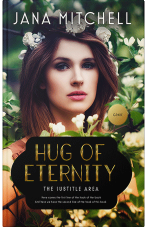 Premade Book Cover Tan