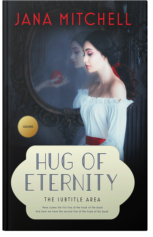 Front view of Premade Fantasy Book Cover - Ebony Clay