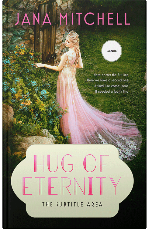 Front view of Premade Fantasy Book Cover - Bone