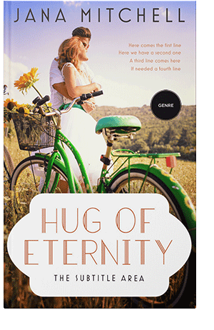 Pre Made Book Cover Black Olive