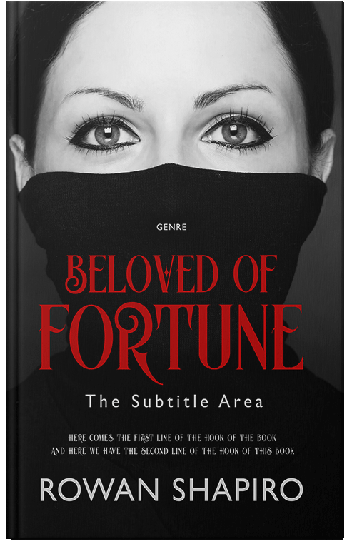 Front view of Premade Literary Fiction Book Cover - Cod Gray