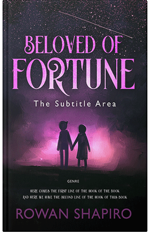 Premade Book Cover Orchid