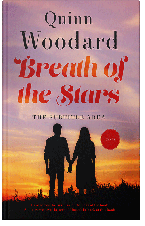 Front view of Premade Romance Book Cover - Eunry