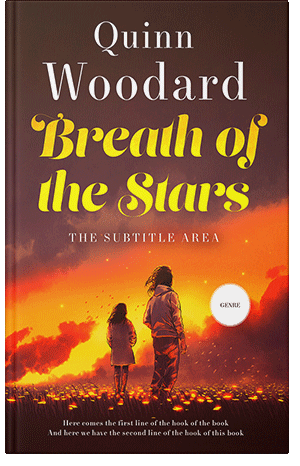 Premade Book Cover Carrot Orange