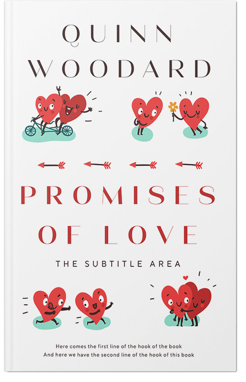 Front view of Premade Romance Book Cover - Valencia