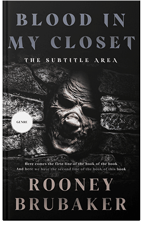 Pre Made Book Cover Cod Gray