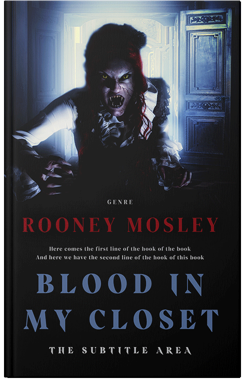 Front view of Premade Horror Book Cover - Silver Sand