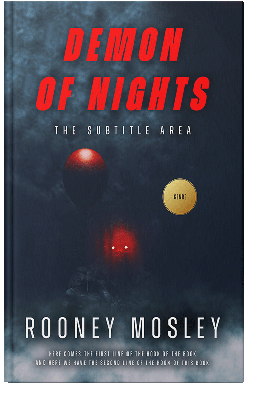 Front view of Premade Horror Book Cover - Mirage