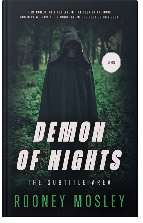 Front view of Premade Horror Book Cover - Aztec