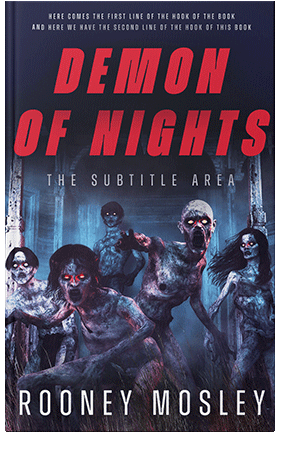 Pre Made Book Cover Ebony Clay