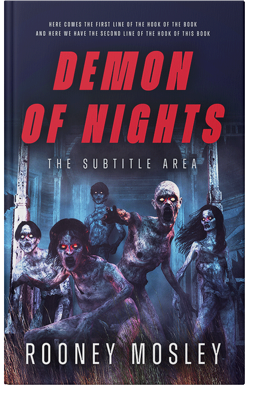 Front view of Premade Apocalyptica Book Cover - Ebony Clay