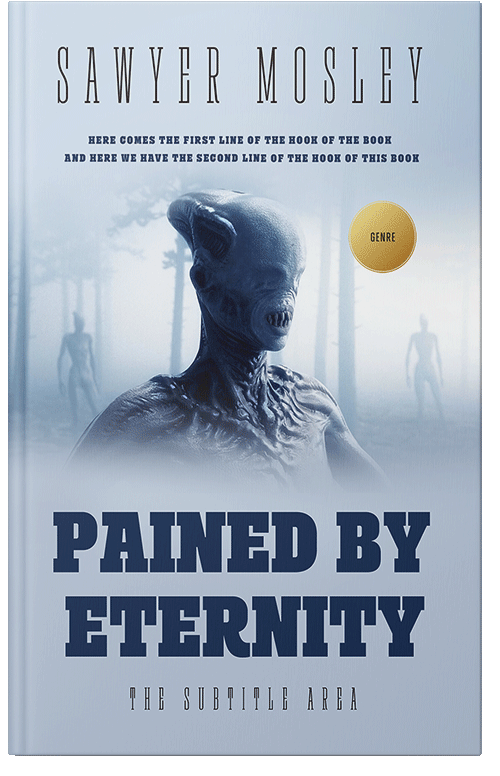 Front view of Premade Horror Book Cover - Botticelli