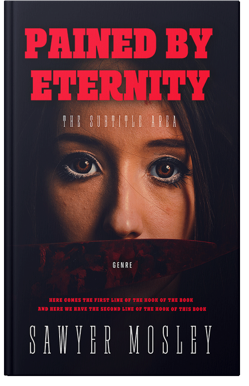 Front view of Premade Horror Book Cover - Revolver