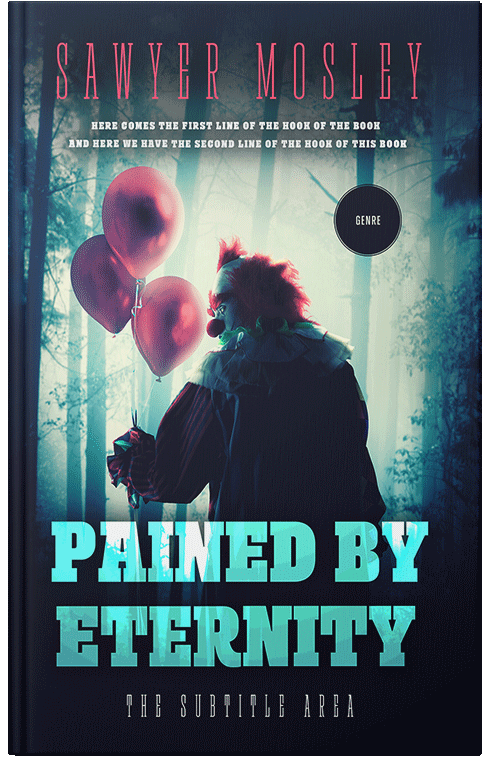 Front view of Premade Mystery & Thriller & Suspense Book Cover - Swirl