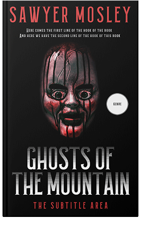 Pre Made Book Cover Black