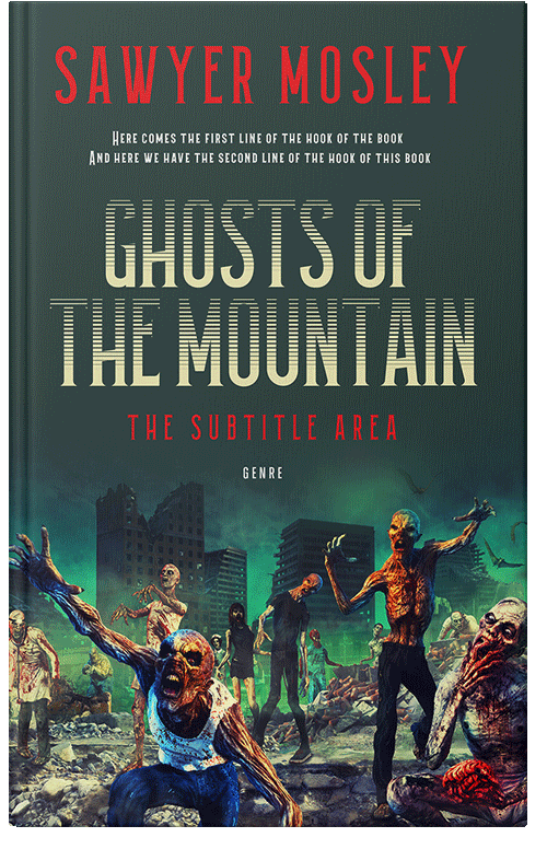 Front view of Premade Apocalyptica Book Cover - Outer Space