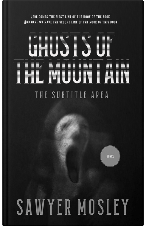 Front view of Premade Horror Book Cover - Cod Gray