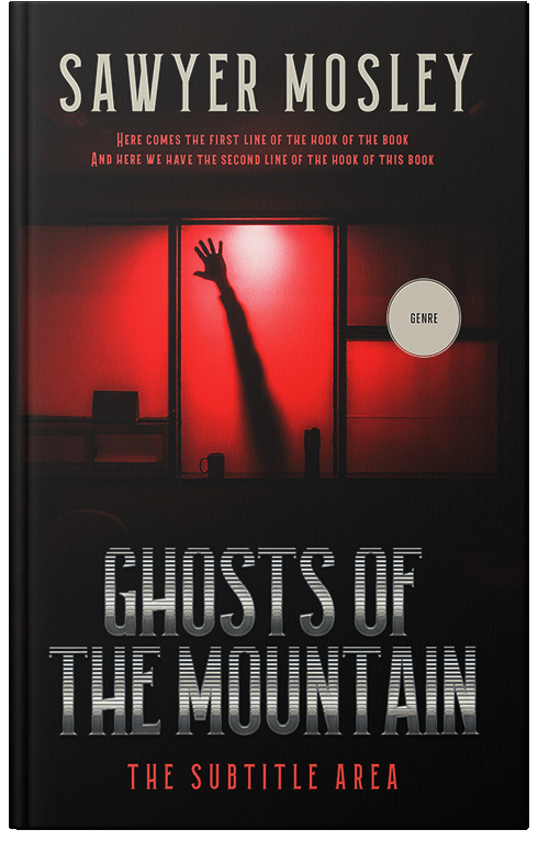 Front view of Premade Horror Book Cover - Roman