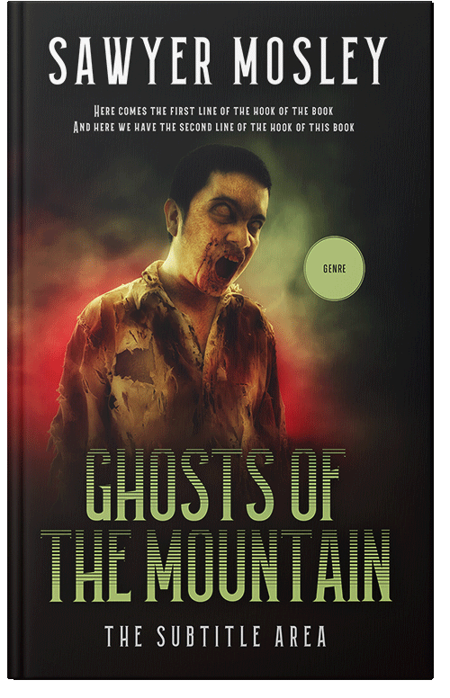 Front view of Premade Horror Book Cover - Muddy Waters