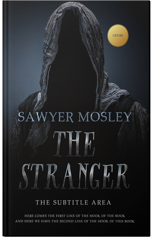 Front view of Premade Horror Book Cover - Woodsmoke