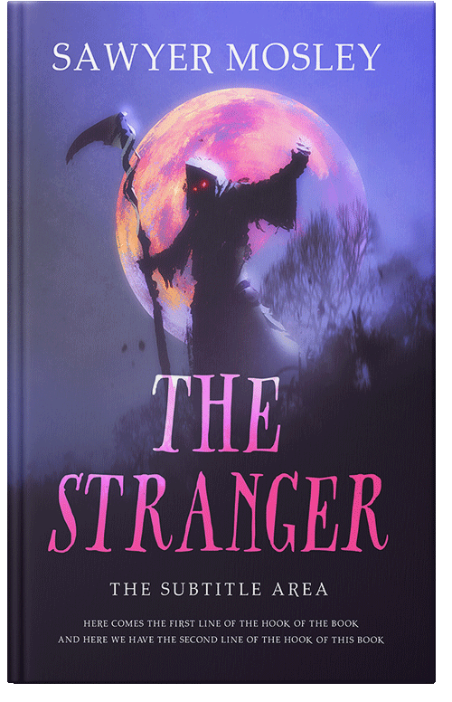 Front view of Premade Horror Book Cover - Martinique