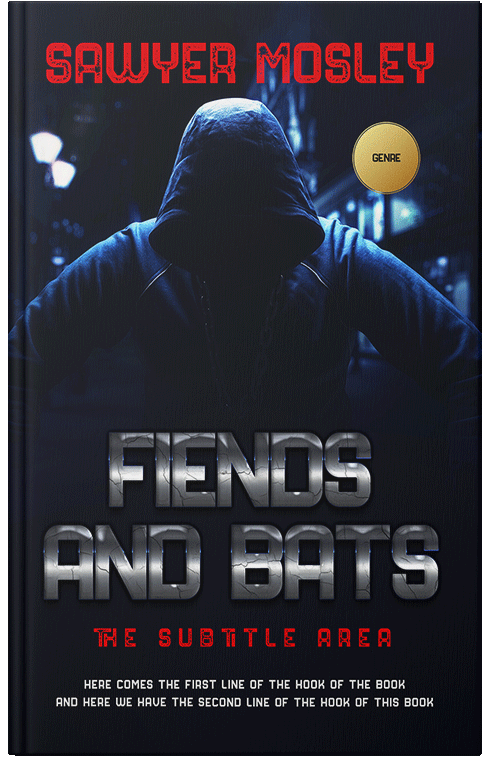 Front view of Premade Mystery & Thriller & Suspense Book Cover - Ebony