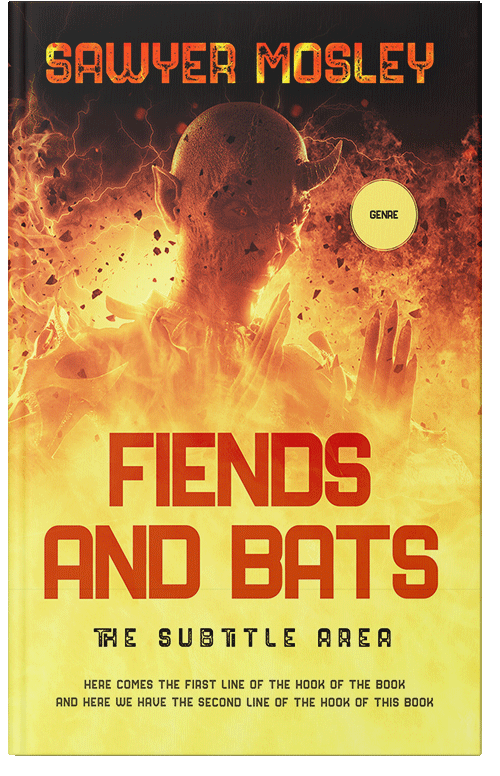 Front view of Premade Fantasy Book Cover - Coffee Bean